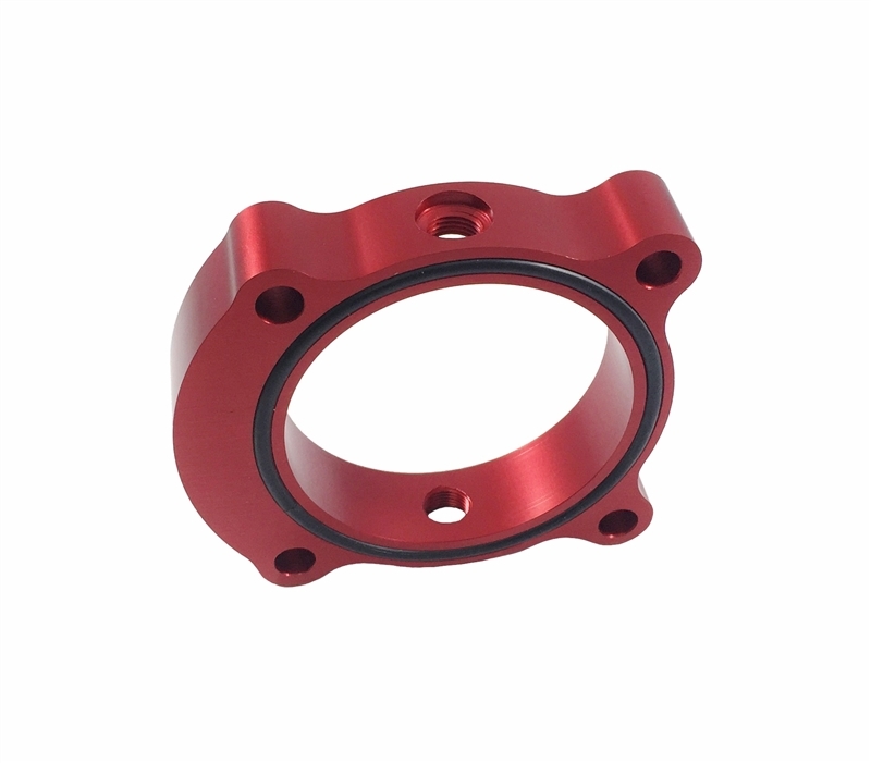 Hyundai Genesis Throttle Body Spacer - Torque Solution - Red - `13-`27
